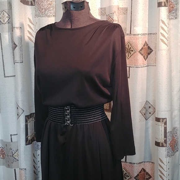 Med & Up Vtg Black Blair Dress - Picture 2 of 10